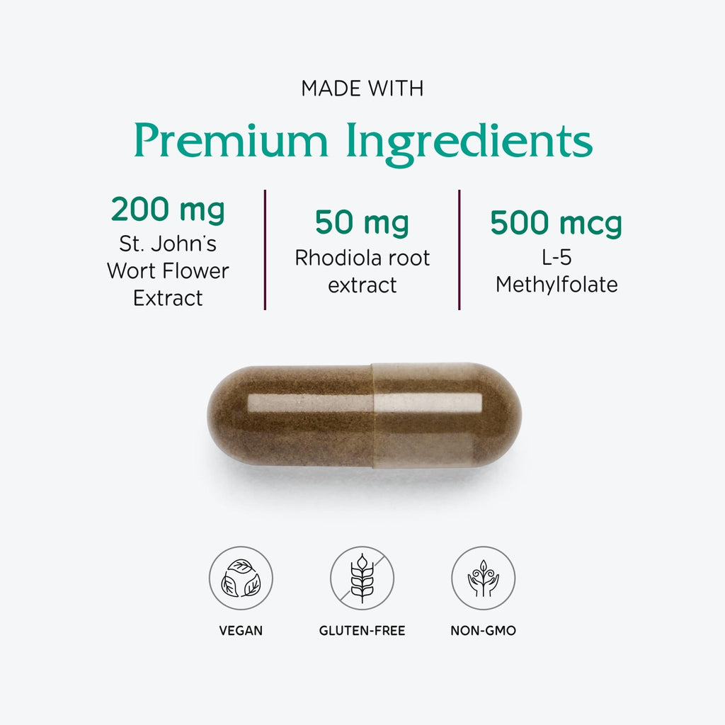 Vitanica Uplift, Mood and Emotional Support, Vegan, 60 Capsules - TrustMedUSA