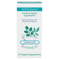 Vitanica V-Hydrate, Hyaluronic Acid Vaginal Suppositories for Comfort and Vaginal Hydration with Aloe Vera and Vitamin E, Hormone-Free & Drug-Free, Vegan, 2 Month Supply, 24 Count - TrustMedUSA