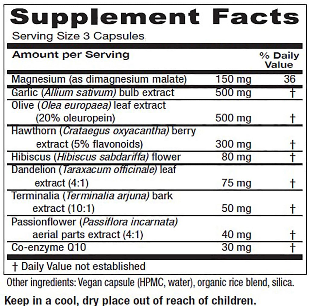 Vitanica VasoBlend - Heart Health Supplement with Folic Acid, Magnesium, CoQ10 & Terminalia Arjuna Bark - Heart Health Supplement - Consumer Line - 90 Vegan Caps - TrustMedUSA