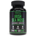 VitaRaw Organic Irish Sea Moss Capsules 2400 mg - Burdock Root and Bladderwrack Powder Real Seamoss Pills for Immune Support, Joint and Gut Health Help - Raw Sea Moss Advanced Herbal Supplement - TrustMedUSA