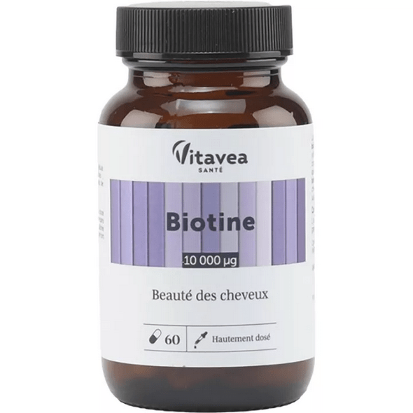 Vitavea Biotine 10000 µg Hair Beauty 60 capsules - TrustMedUSA