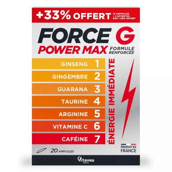Vitavea Force G Power Max Formule Renforcée - TrustMedUSA