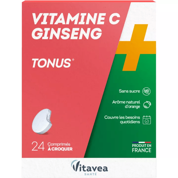 Vitavea Vitamin C Gingseng Tonus 24 Tablets - TrustMedUSA