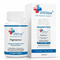 Vitilox Pigmenta+ Advanced, Skin Tone Support Supplement – 60 Tablets | 2 Months | Natural Vitiligo Skin Pigmentation Support | Reduce White Body Spots - TrustMedUSA