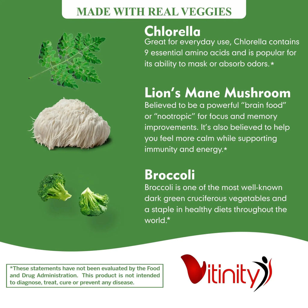 VITINITY Made with Real Super Veggies Delicious Gummy Supplement,Men,Women & Kids - TrustMedUSA