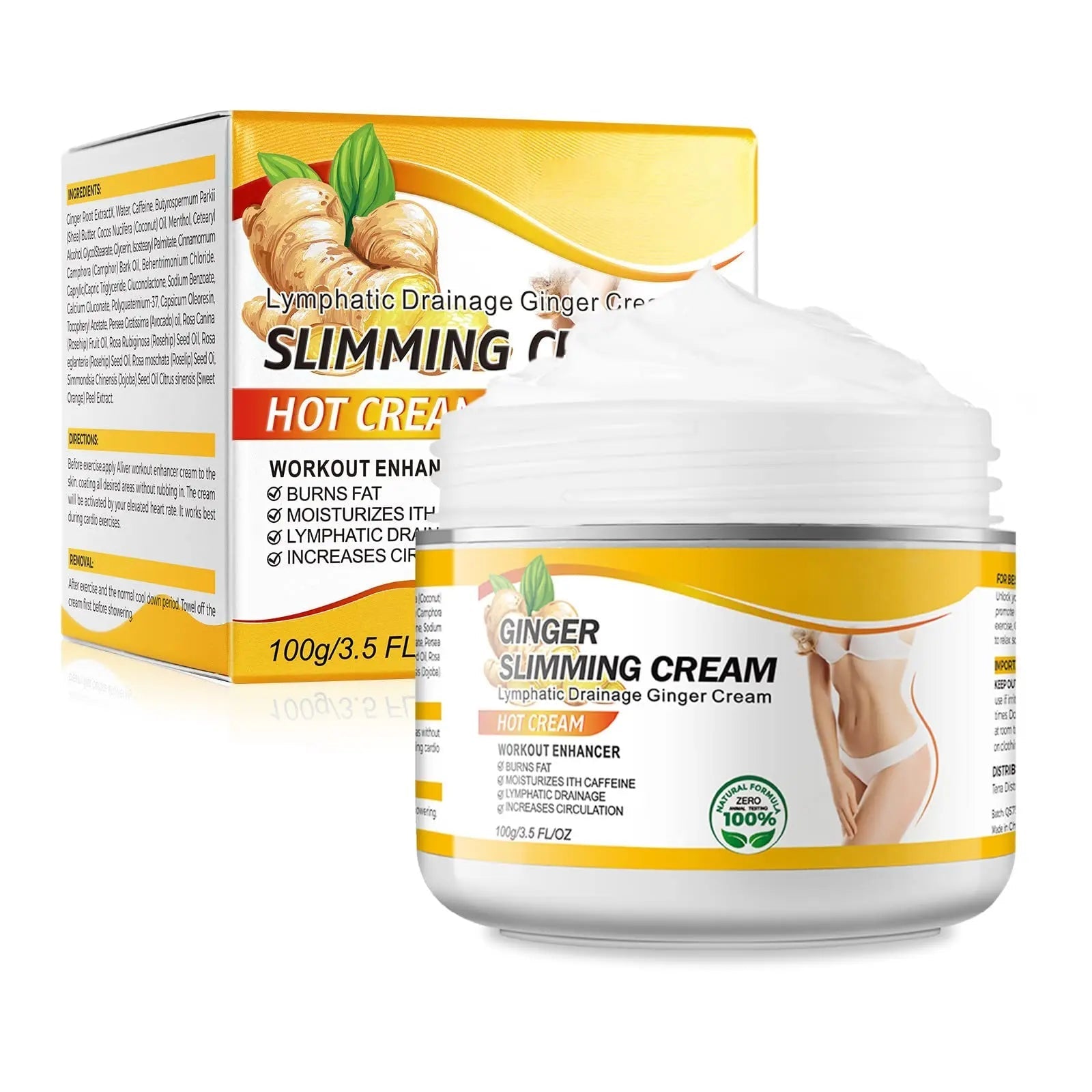VOGSIG Anti Cellulite Slimming Cream Gel, Hot Cream, Ginger Fat Burning Weight Loss Full - TrustMedUSA