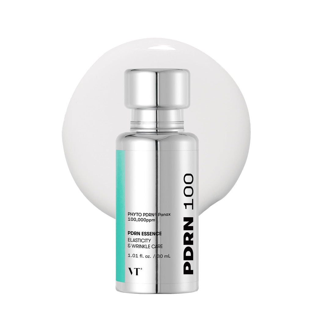 VT COSMETICS PDRN 100 Essence, Intensive Glow Serum, 100,000ppm Vegan PDRN, Skin Restoration & Plumping, Hydrating & Moisturizing - TrustMedUSA
