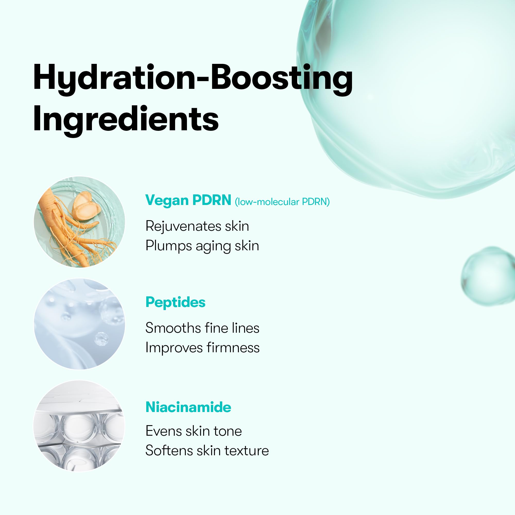 VT COSMETICS PDRN Glow Ampoule, PDRN Facial Mist, Deep Hydration Spray Serum, Vegan Skin Care, Light-weight Face Moisturizer, Plumping Effect, Fragrance-Free, Korean SkinCare (3.38 fl oz / 100 ml) - TrustMedUSA