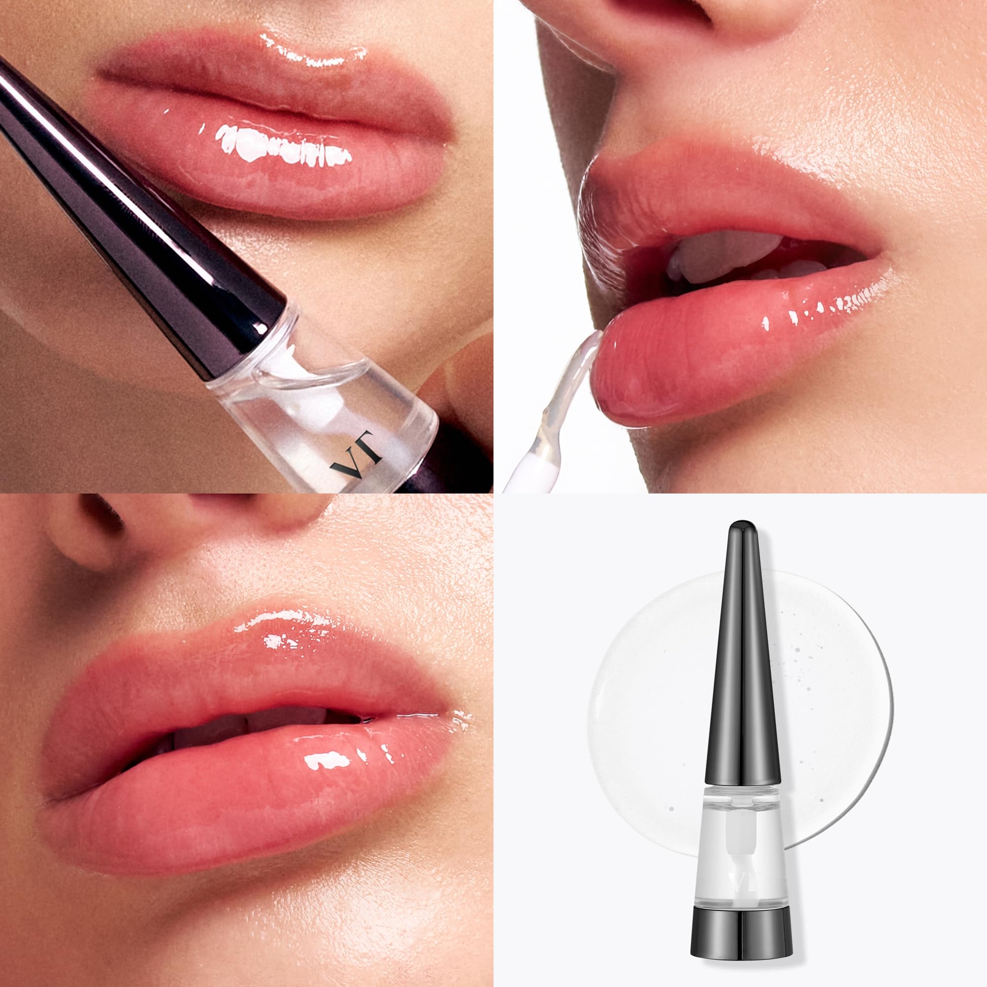 VTCOSMETICS Reedle Shot Lip Plumper, 0.15 oz (4.3 g), Moisturizing, Transparent, Lip Gloss, Fragrance-free, Korean Cosmetics (Expert) - TrustMedUSA