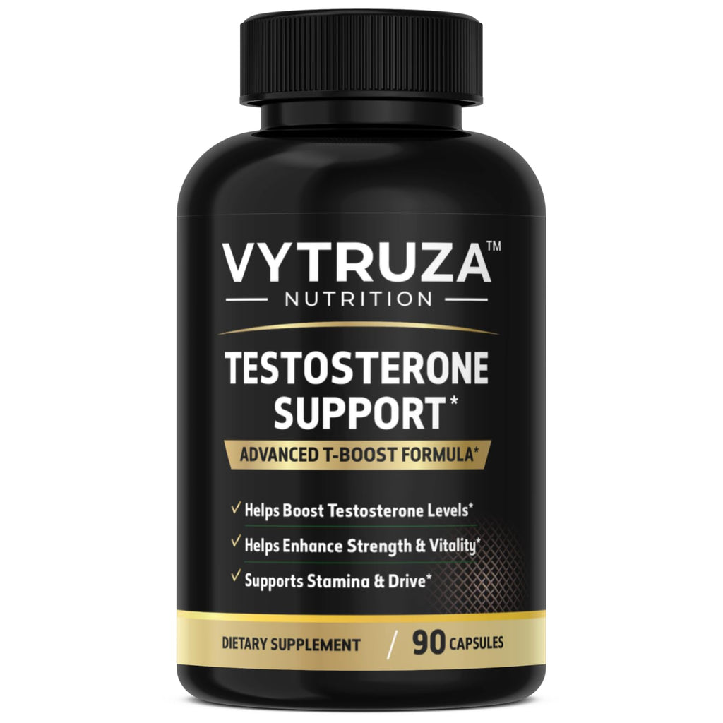 VYTRUZA Nutrition Advanced T-Boost Formula Test Support Capsules, Premium Ingredients, Energy, Strength Support Supplement for Men, 90 Capsules - TrustMedUSA