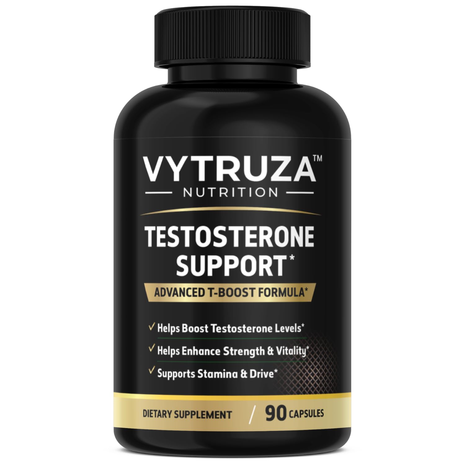 VYTRUZA Nutrition Advanced T-Boost Formula Test Support Capsules, Premium Ingredients, Energy, Strength Support Supplement for Men, 90 Capsules - TrustMedUSA
