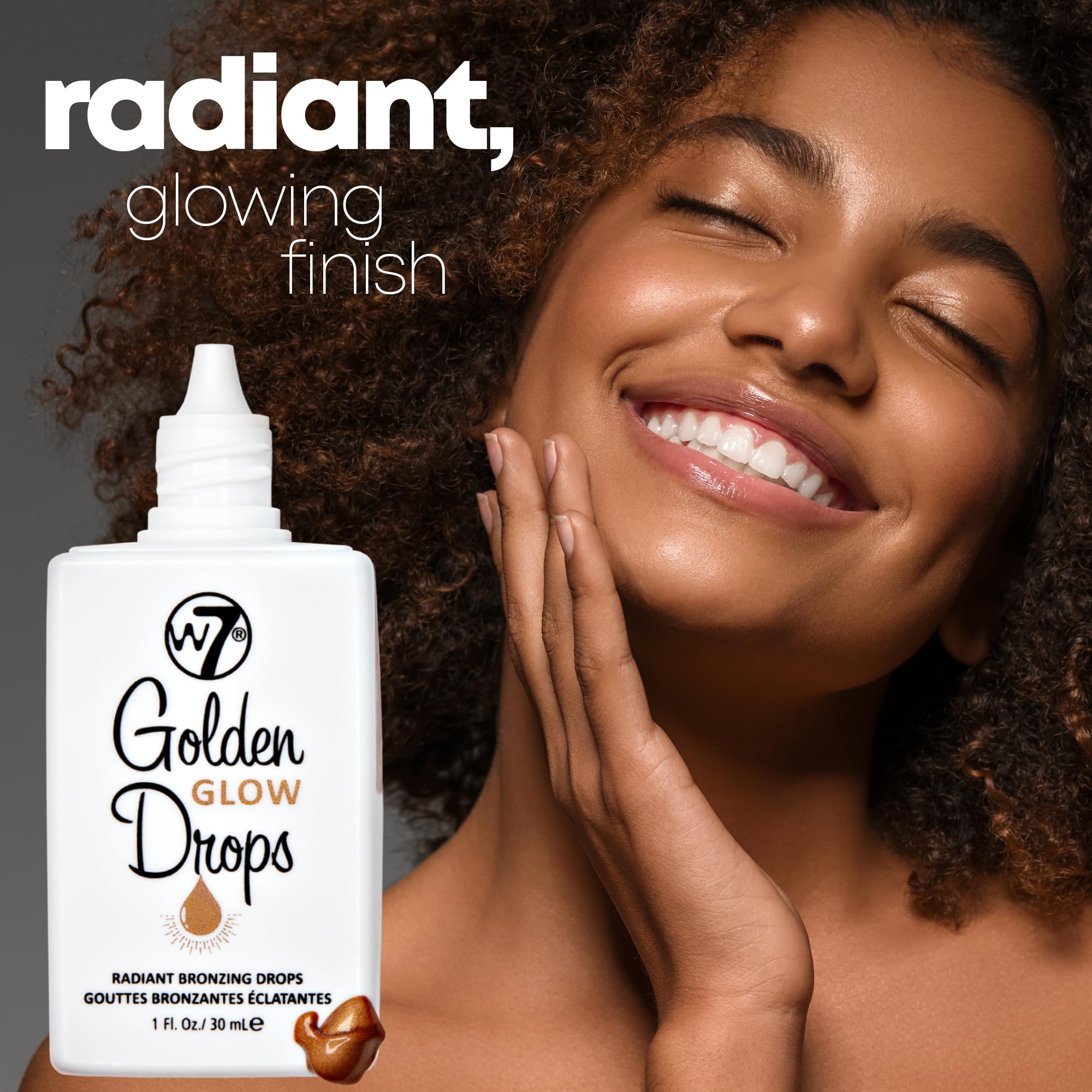 W7 Golden Glow Drops - Liquid Bronzing Drops For Flawless Skin & A Radiant Finish - TrustMedUSA