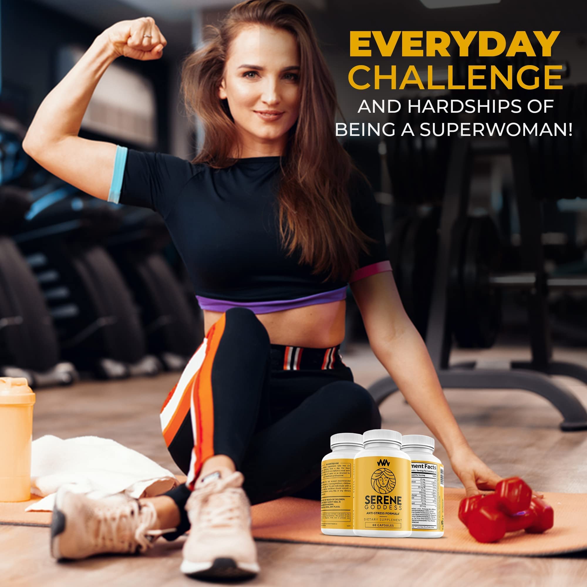 Warped Wellness Womens Supplement That Boosts Mood, Helps Relax The Mind & Body, Relieves Tension & Worries| Magnolia Bark for Female Specific Help| Serene Goddess | Vitamin Helps Boost Mood - TrustMedUSA