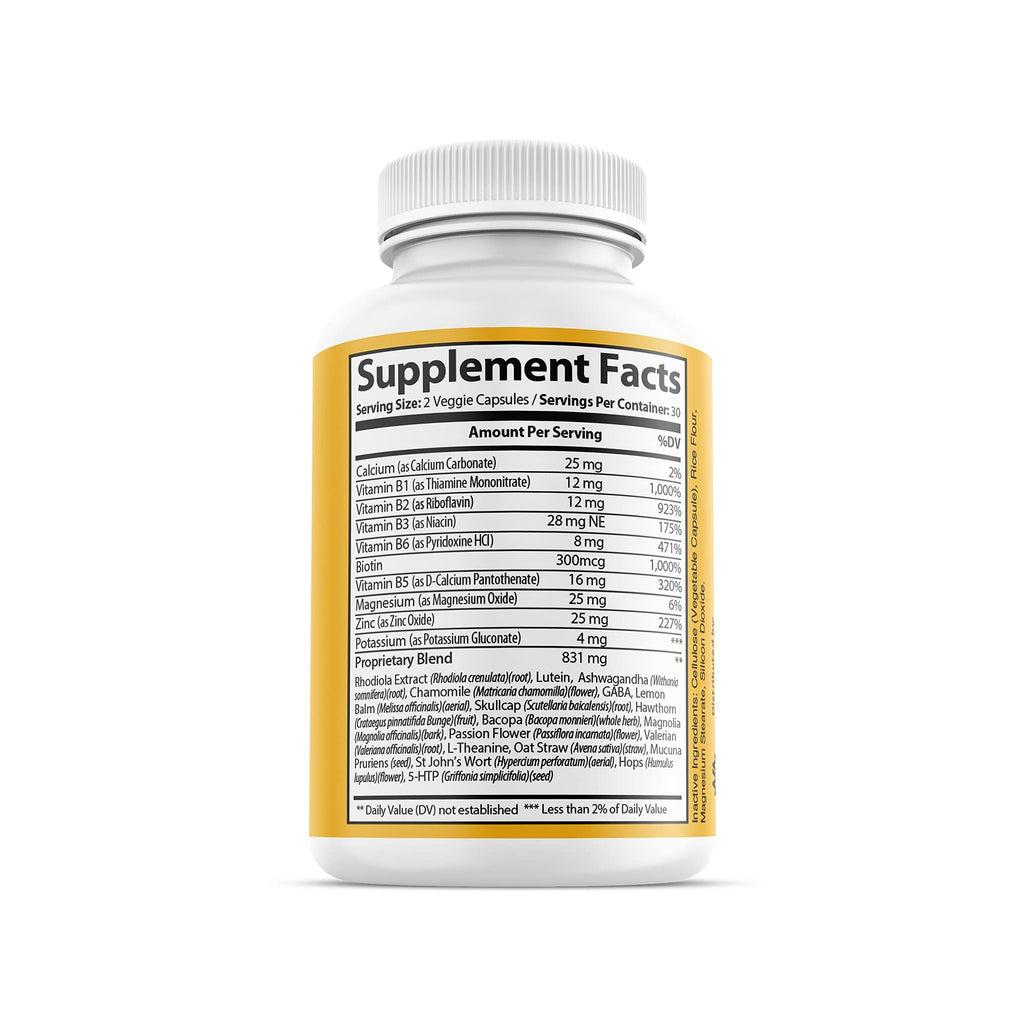 Warped Wellness Womens Supplement That Boosts Mood, Helps Relax The Mind & Body, Relieves Tension & Worries| Magnolia Bark for Female Specific Help| Serene Goddess | Vitamin Helps Boost Mood - TrustMedUSA