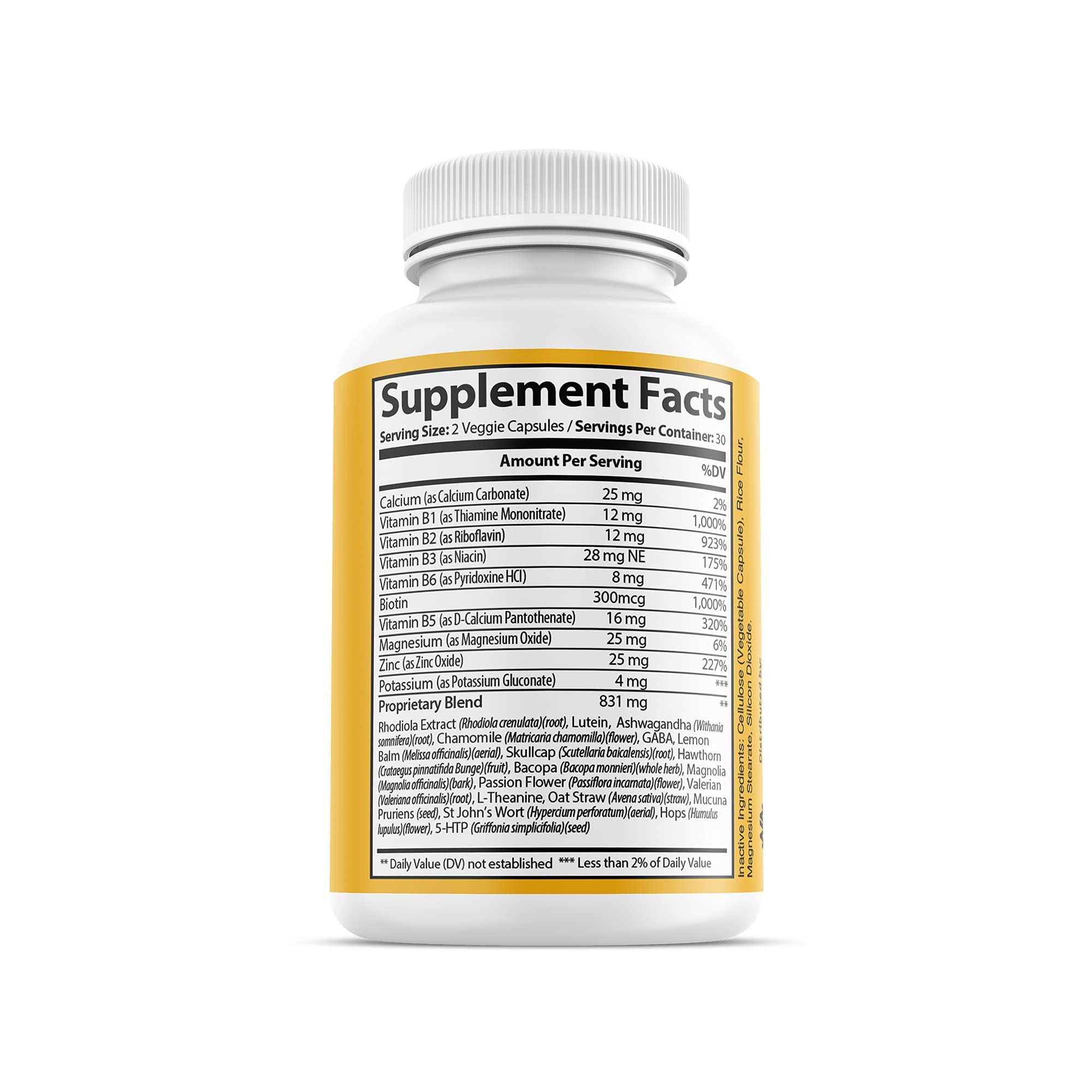 Warped Wellness Womens Supplement That Boosts Mood, Helps Relax The Mind & Body, Relieves Tension & Worries| Magnolia Bark for Female Specific Help| Serene Goddess | Vitamin Helps Boost Mood - TrustMedUSA