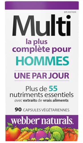 Webber Naturals Men's Most Complete Multi, 90 Vegetarian Capsules - TrustMedUSA