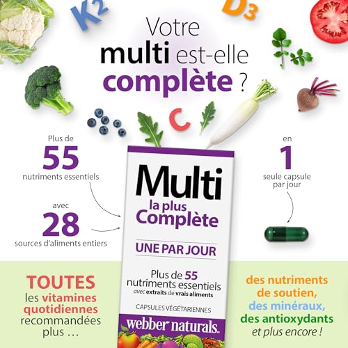 Webber Naturals Men's Most Complete Multi, 90 Vegetarian Capsules - TrustMedUSA