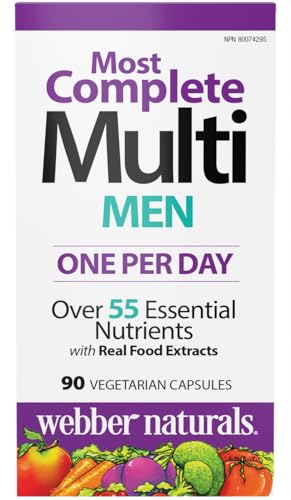 Webber Naturals Men's Most Complete Multi, 90 Vegetarian Capsules - TrustMedUSA