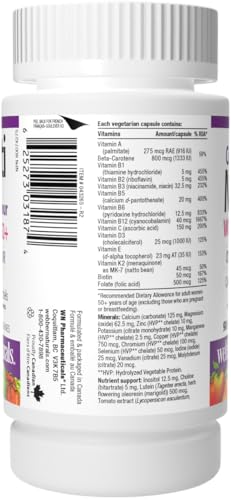 Webber Naturals Women's 50+ Most Complete Multi, 90 Vegetarian Capsules - TrustMedUSA