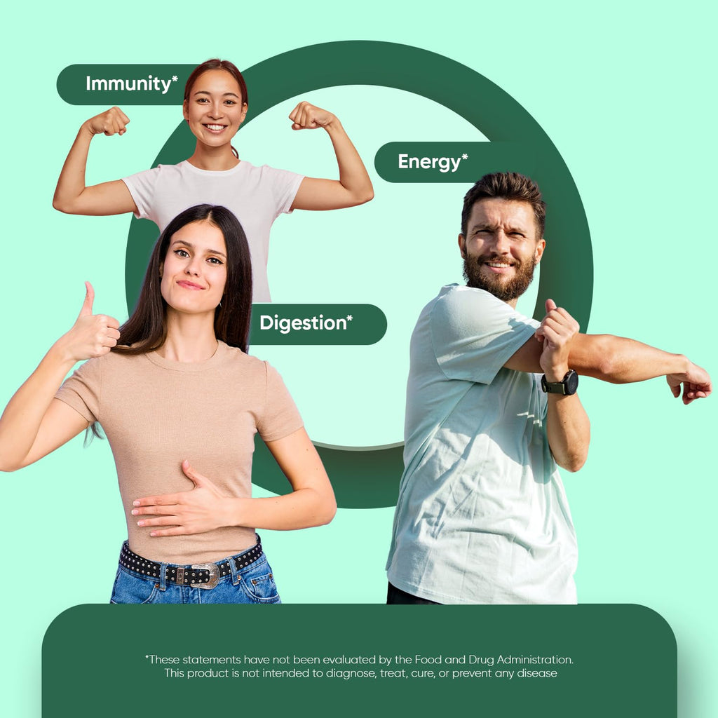 WeightWorld Super Greens Gummies - Energy, Immunity & Digestion - 45-Day Supply - Vegan Daily Greens Supplements (Moringa, Broccoli, Spinach) - Added Vitamins & Minerals - 90 Superfood Gummies - TrustMedUSA