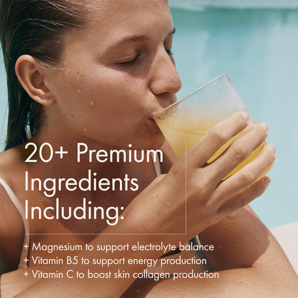 WelleCo HydroProtein Elixir, Potassium Electrolyte Powder with 15g Vegan Protein for Energy, Healthy Hair, Skin & Nails, Easy to Digest Powdered Electrolytes, Passionfruit, 9.5oz Jar - TrustMedUSA