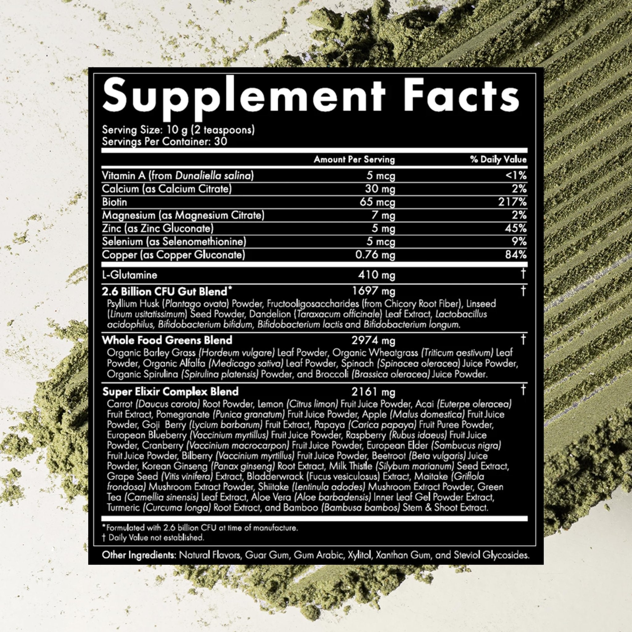 WelleCo The Super Elixir Daily Greens Powder, Probiotic Drink Mix with Whole Foods, Gluten Free, Vegan Gut Health Powder, Energy, Immunity, Healthy Skin, Hair & Nails (300g, Mixed Berry) - TrustMedUSA