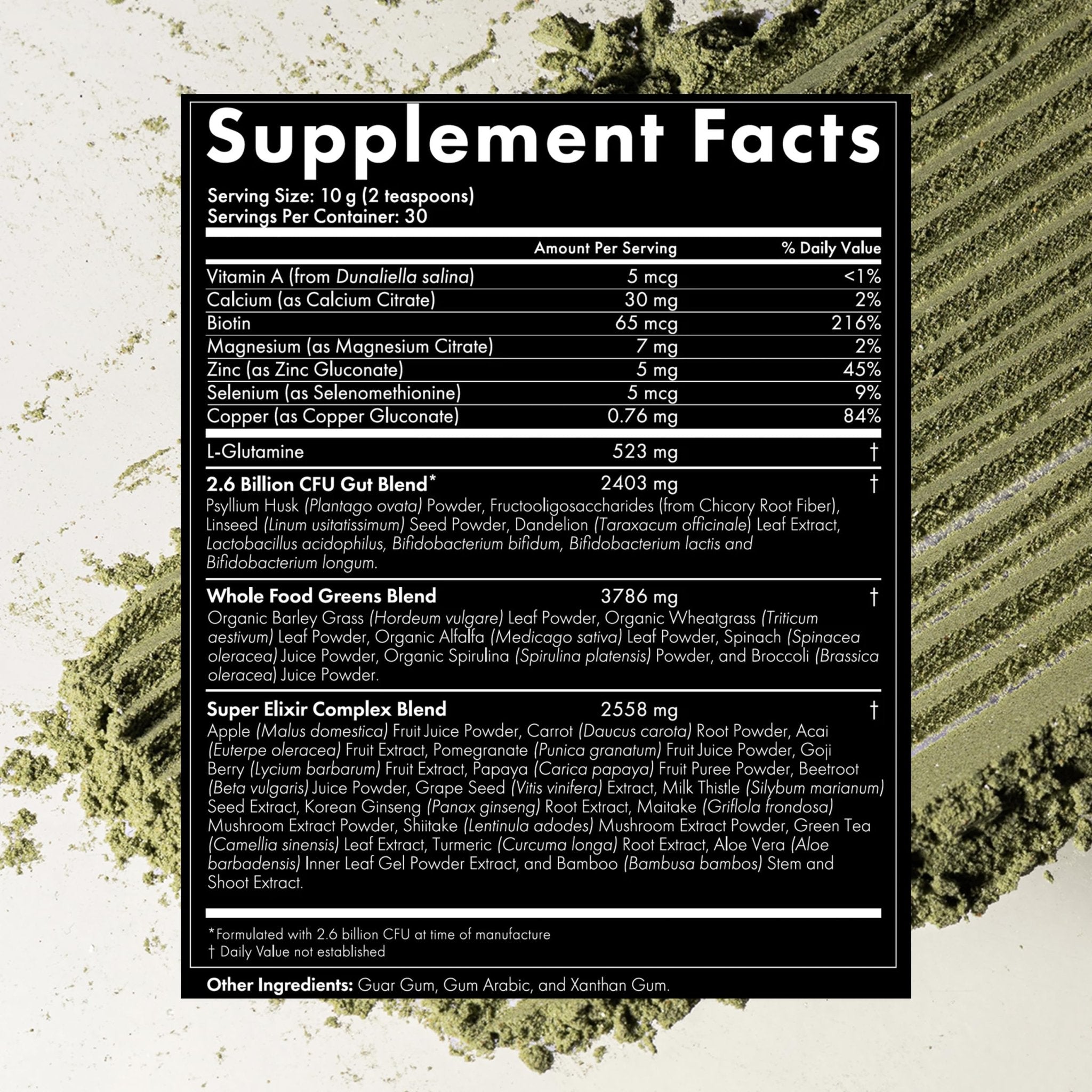 WelleCo The Super Elixir, Daily Greens Powder with Probiotics, Superfoods & Whole Foods, Unflavored Drink Mix for Gut Health, Immunity, Energy, Skin & Hair, 10.5oz Jar - TrustMedUSA