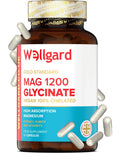 Wellgard Magnesium Glycinate, Mag 1200, High Strength Magnesium Bisglycinate - TrustMedUSA