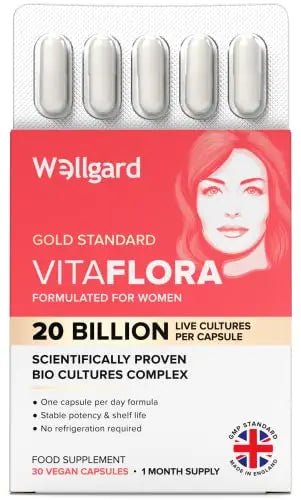 Wellgard Vitaflora Probiotics for Women - Scientifically Proven Bio Cultures for Women’s - TrustMedUSA