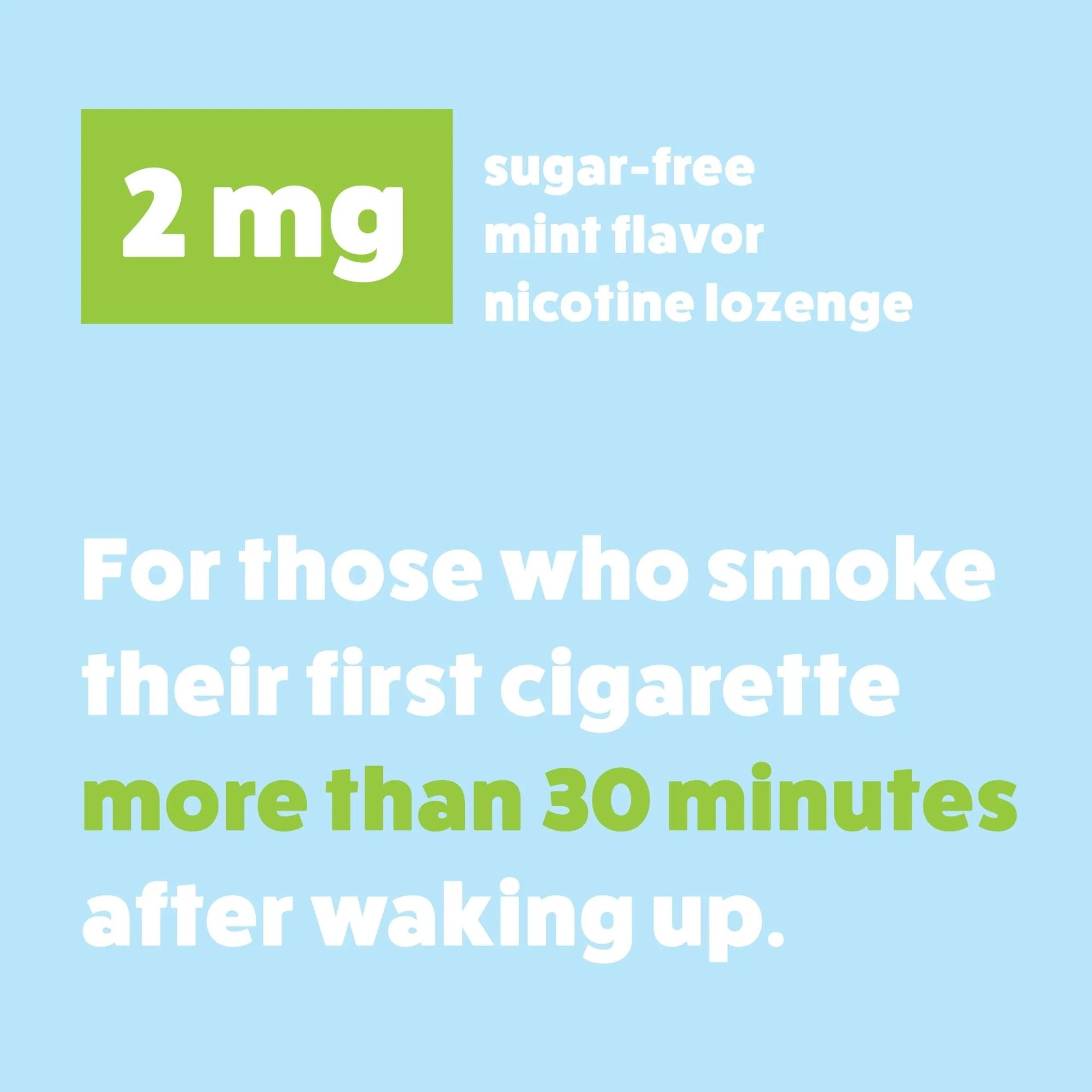 Wellness Basics Mini Nicotine Lozenge 2mg | Stop Smoking Aid | Mint Flavor | 135 Count | Pack of 5 Vials | Reduces Cravings & Withdrawal Symptoms - TrustMedUSA