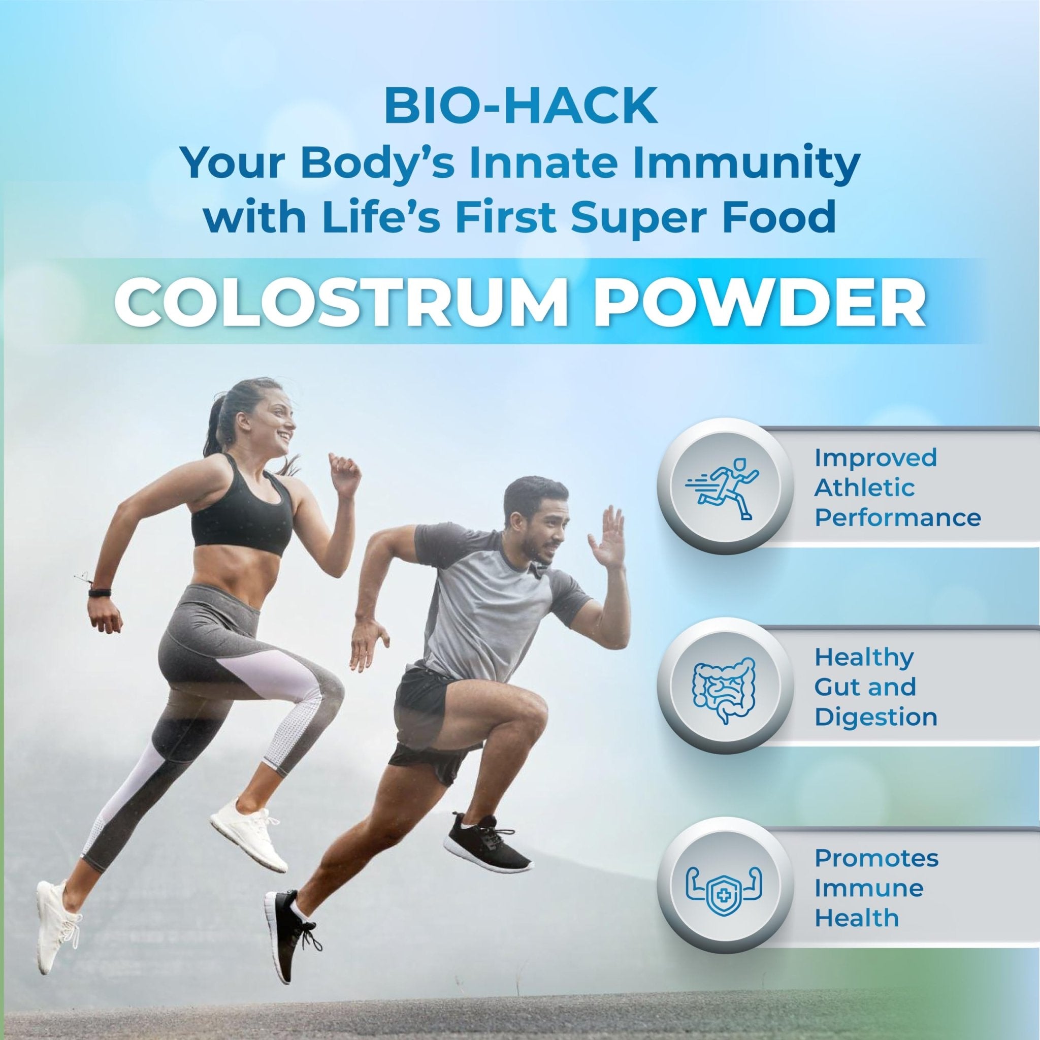 WELLNESS EXTRACT Bovine Colostrum Powder Rich in Protein & Lactoferrin- The True Certified Supplement for Immune Support, Gut Health, Muscle Growth - 150g - TrustMedUSA