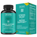WellPath Zen Stress Relief Supplement + Mood Support | Calm, Stress & Energy Support | Ashwagandha Root, Rhodiola Rosea, L-Theanine, Lemon Balm | Herbal Capsules, 60 Ct - TrustMedUSA