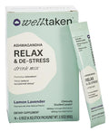 WellTaken Ashwagandha Relax & De-Stress Powder - Lemon Lavender 14ct Box - 600mg Ashwagandha, 200mg L-Theanine, Holy Basil – Supports Stress, Relaxation – Vegan, No Added Sugar - 14 Servings - TrustMedUSA