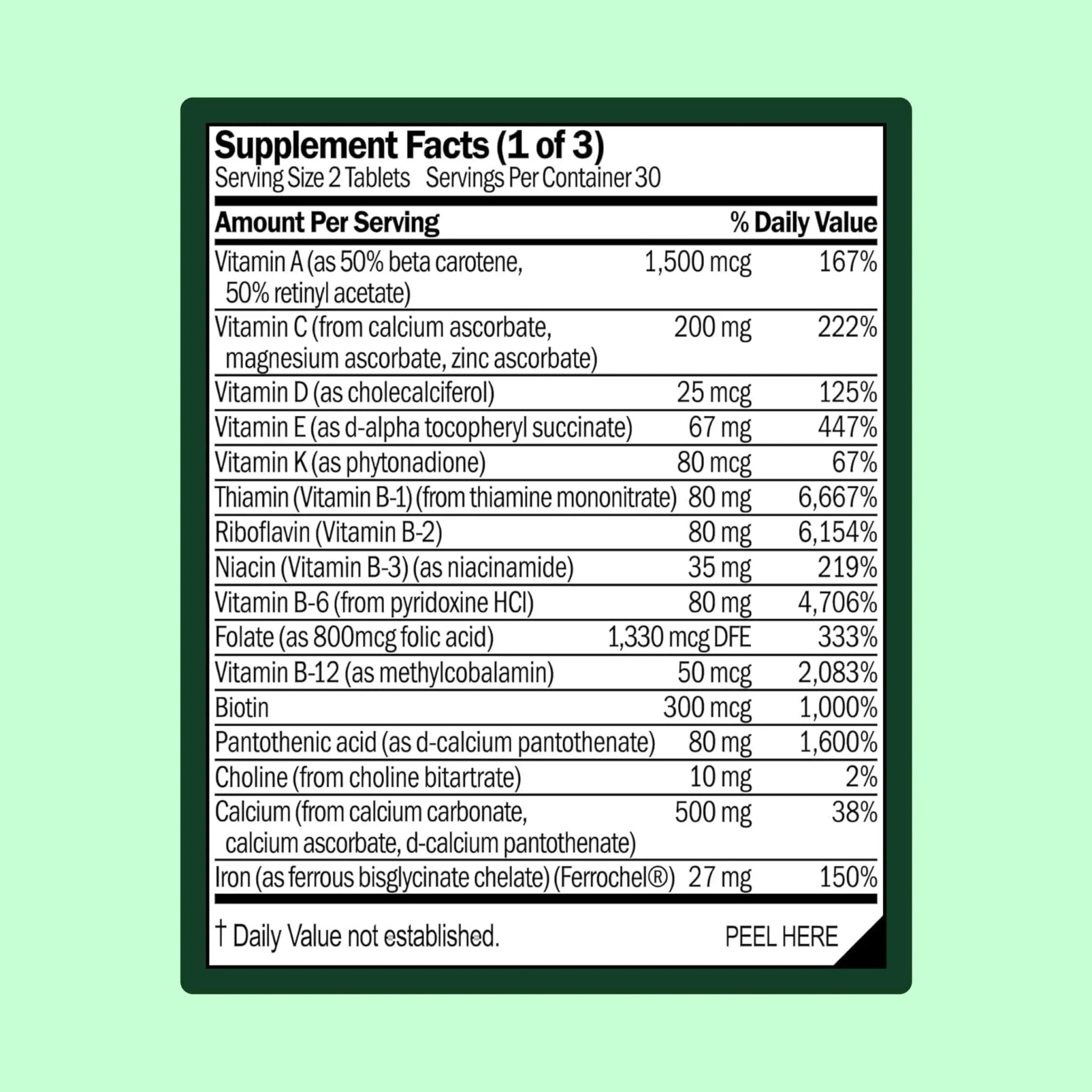 WellWithAll Women’s Multivitamin | Daily Supplement with Essential Vitamins, Minerals & Iron | Supports Immunity, Heart Health, Bone Health, Energy & Mood | Major Allergen - Free | 60 Tablets - TrustMedUSA