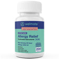 WELMATE | Allergy Relief | Fexofenadine HCl 180 mg | 24 Hour Non-Drowsy Antihistamine | Sneezing | Runny Nose | Itchy Eyes, Nose & Throat | Indoor & Outdoor Allergy Relief Tablets | 200 Count - Maple Wellness Supplements
