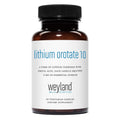 Weyland Brain Nutrition: Lithium Orotate 10mg (1 Bottle), 60 Vegetarian - TrustMedUSA