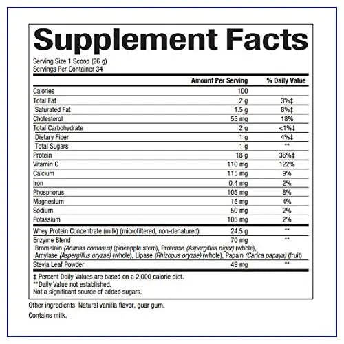 Whey Factors by Natural Factors, Grass Fed Whey Protein Concentrate, Aids Muscle - TrustMedUSA