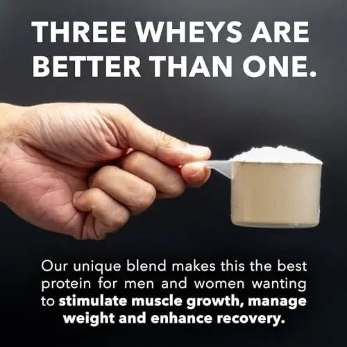 Whey Fantastic Unflavored - 100% Natural Grass Fed Whey Protein Powder - Unique 3 - TrustMedUSA