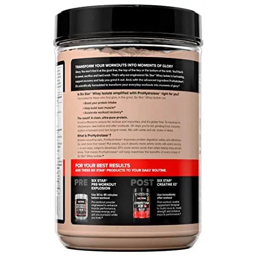 Whey Protein Isolate Six Star 100% Whey Isolate Protein Powder Whey Protein Powder - TrustMedUSA