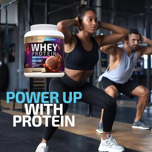 Whey Protein Powder 24g - Chocolate Ice Cream Whey Isolate Protein for Muscle Growth - TrustMedUSA