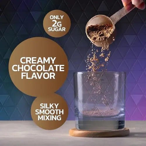 Whey Protein Powder 24g - Chocolate Ice Cream Whey Isolate Protein for Muscle Growth - TrustMedUSA