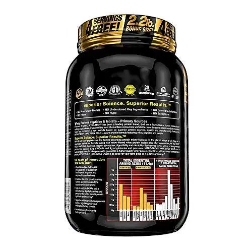 Whey Protein Powder - MuscleTech Nitro-Tech Whey Gold Protein Powder - TrustMedUSA