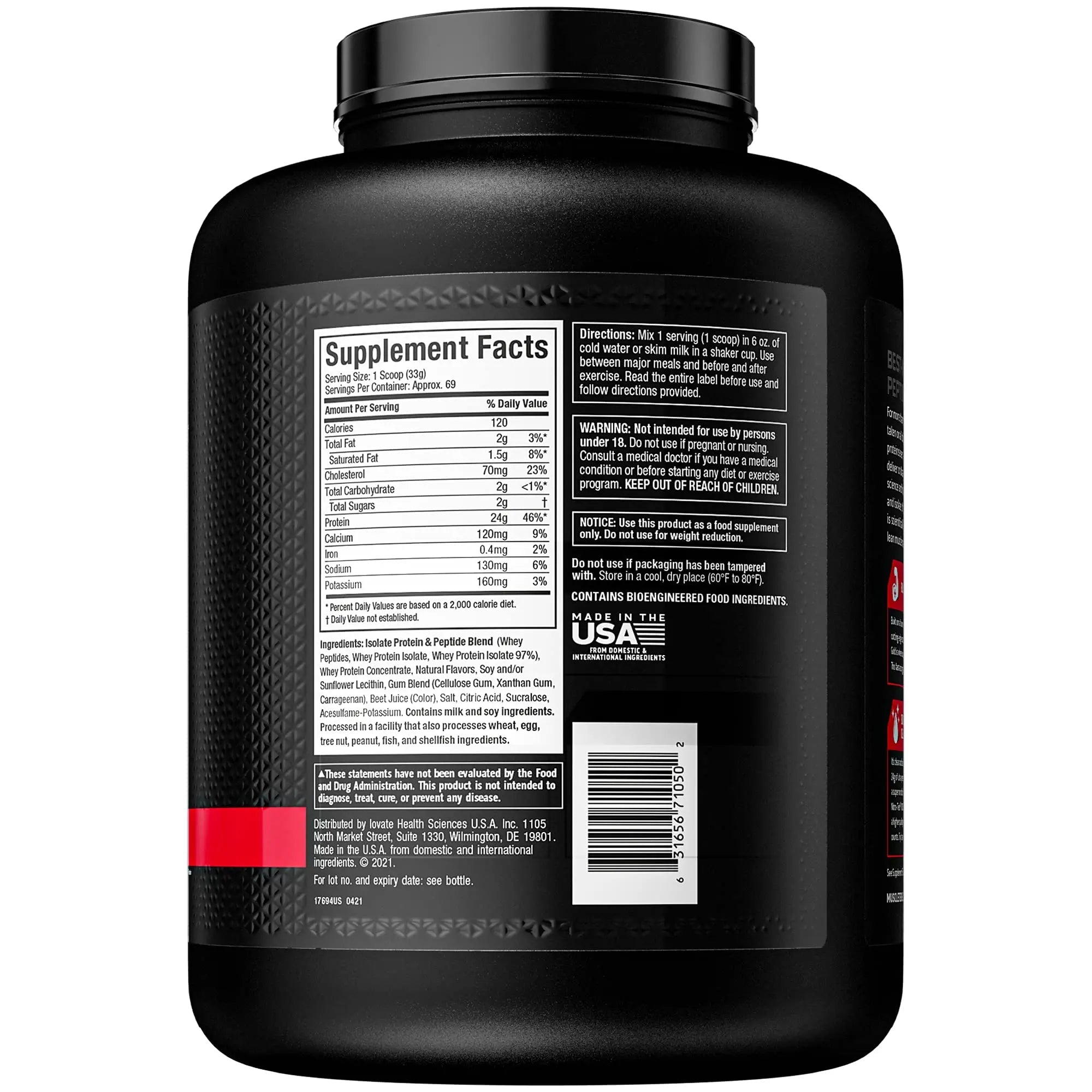 Whey Protein Powder MuscleTech Nitro-Tech Whey Gold Protein Powder Whey Protein - TrustMedUSA