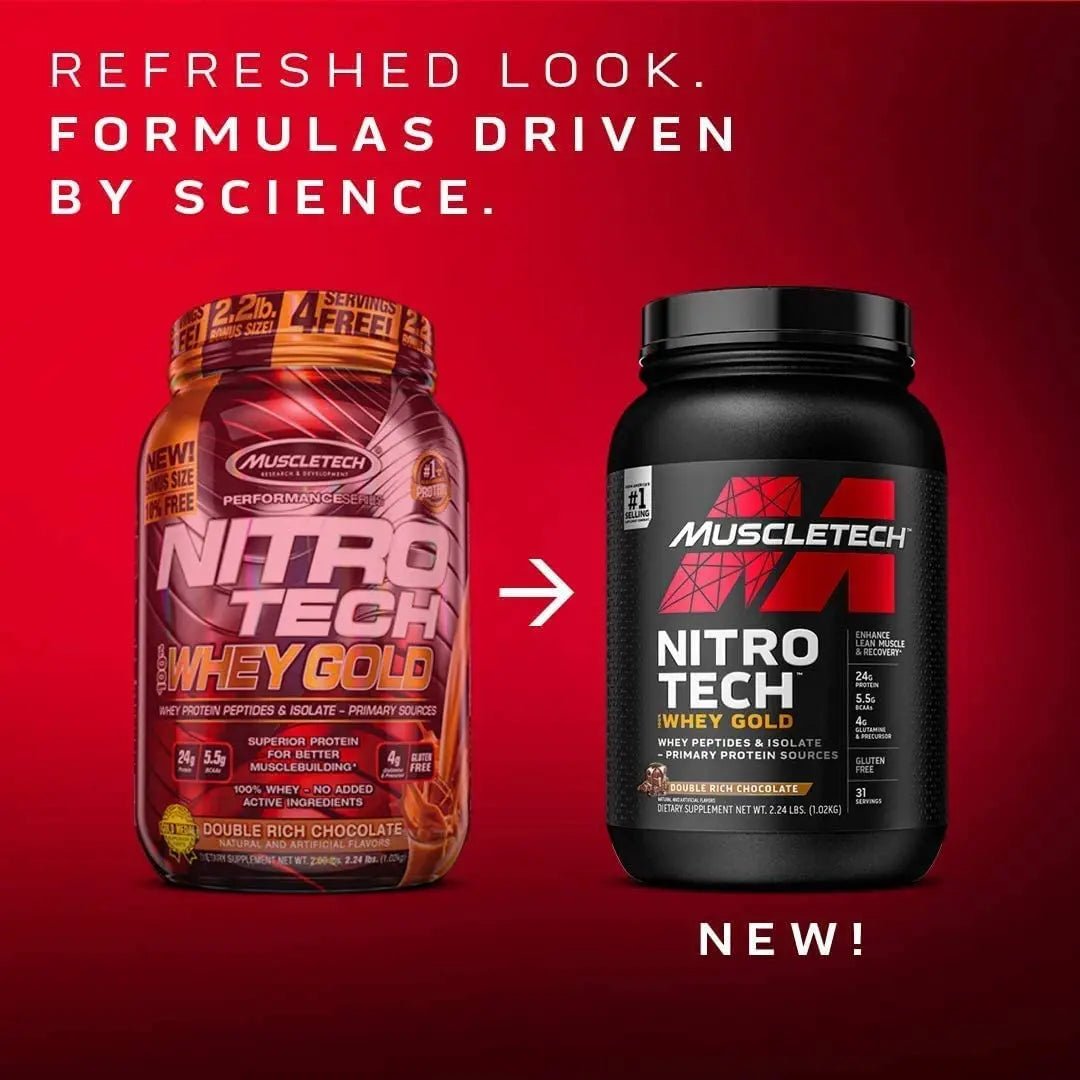 Whey Protein Powder MuscleTech Nitro-Tech Whey Gold Protein Powder Whey Protein - TrustMedUSA