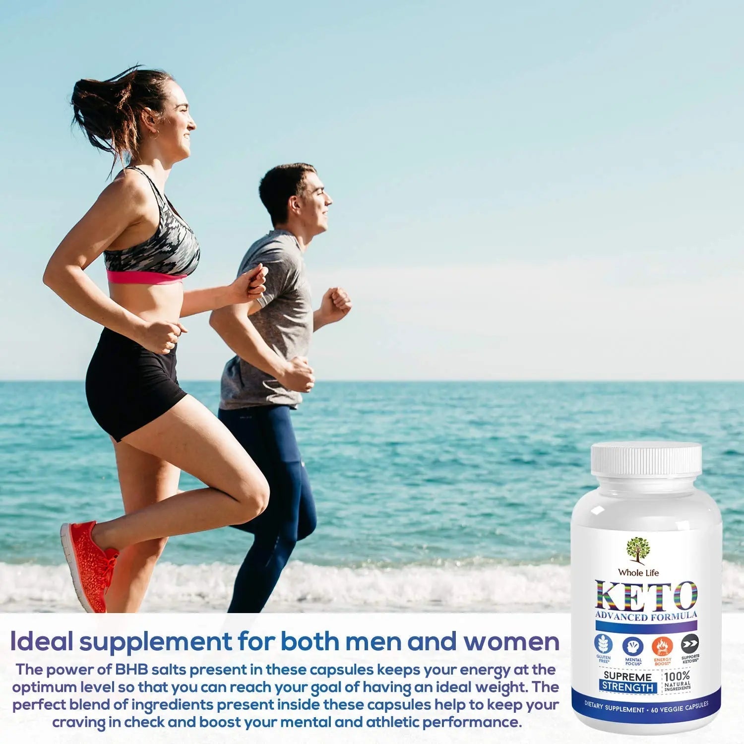 WHOLE LIFE Keto Advanced Formula Diet BHB Pills - Ketogenic All Natural, Support - TrustMedUSA
