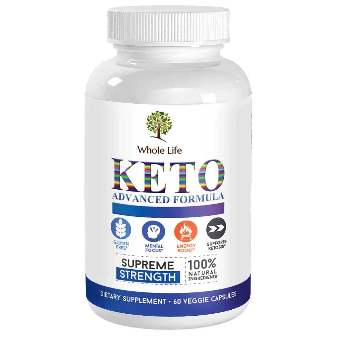 WHOLE LIFE Keto Advanced Formula Diet BHB Pills - Ketogenic All Natural, Support - TrustMedUSA
