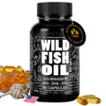 Wild Foods Fish Oil Omega 3 Supplements | 1600 mg | Highly-Potent: DPA, DHA, EPA | Burpless, Odorless, Non-GMO, Gluten Free | For Brain & Heart Health, Joint Support | 60 Capsules (1 pk) | 30 Servings - TrustMedUSA