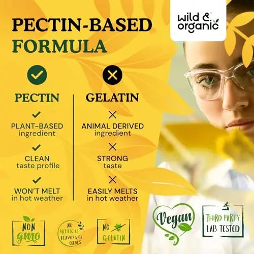 Wild & Organic Mullein Gummies - Daily Dietary Supplement for Respiratory, Digestive - TrustMedUSA