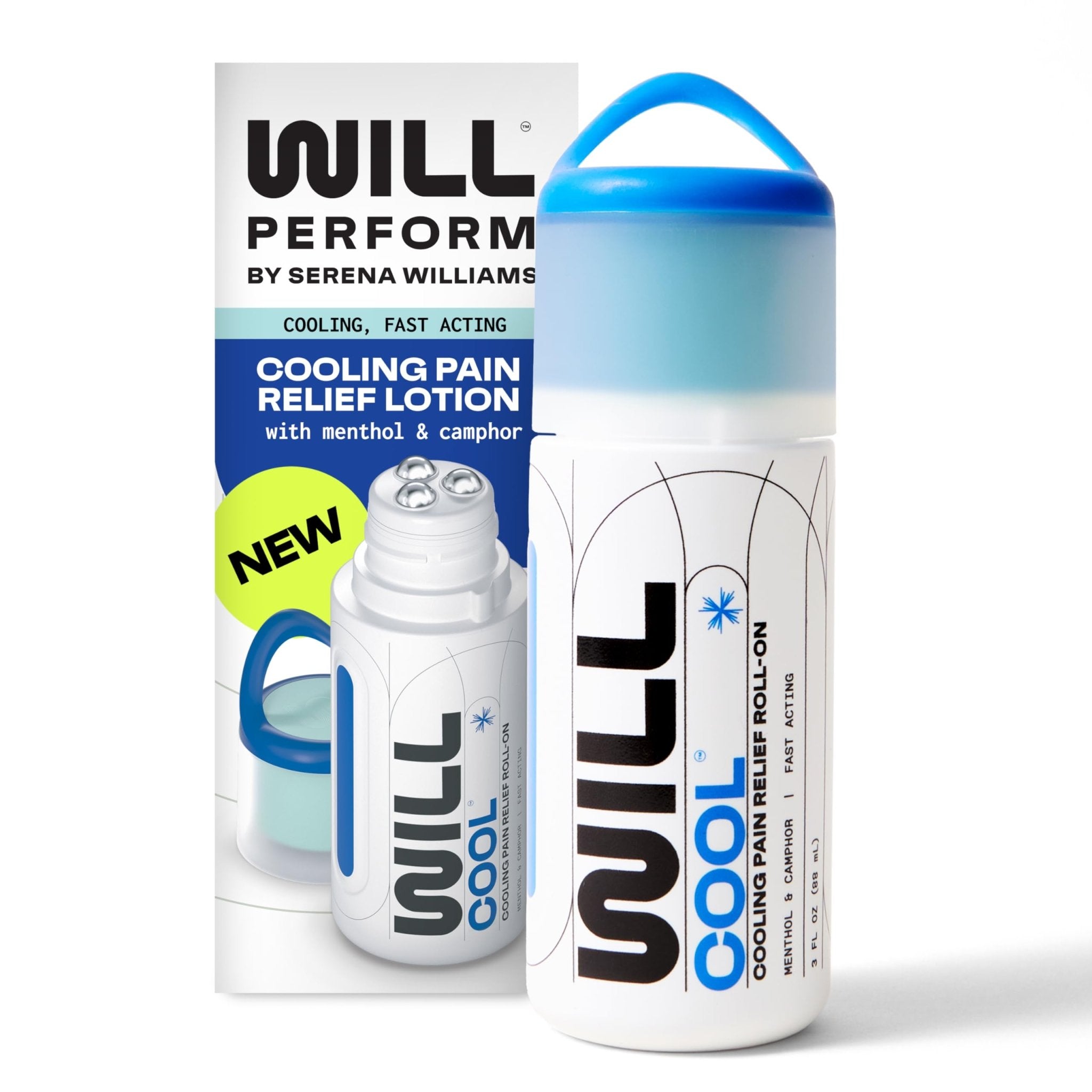 WILL PERFORM Menthol & Camphor Cooling Pain Relief for Muscle Recovery I Stop Pain Fast with ICY Relief for Joint & Muscle Therapy I Ice Bath On-The-Go, 3oz| HSA FSA Eligible - TrustMedUSA
