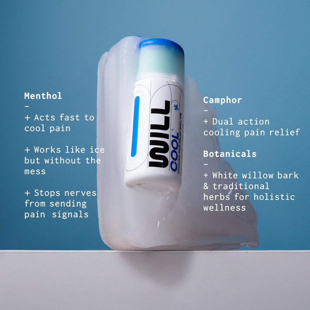 WILL PERFORM Menthol & Camphor Cooling Pain Relief for Muscle Recovery I Stop Pain Fast with ICY Relief for Joint & Muscle Therapy I Ice Bath On-The-Go, 3oz| HSA FSA Eligible - TrustMedUSA